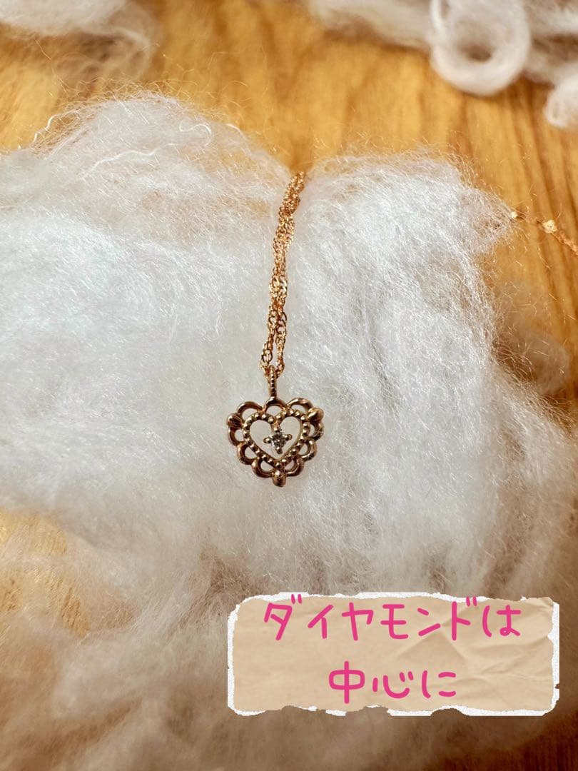 専用★Samantha Tiara K18 SPG Dia ハートネックレス