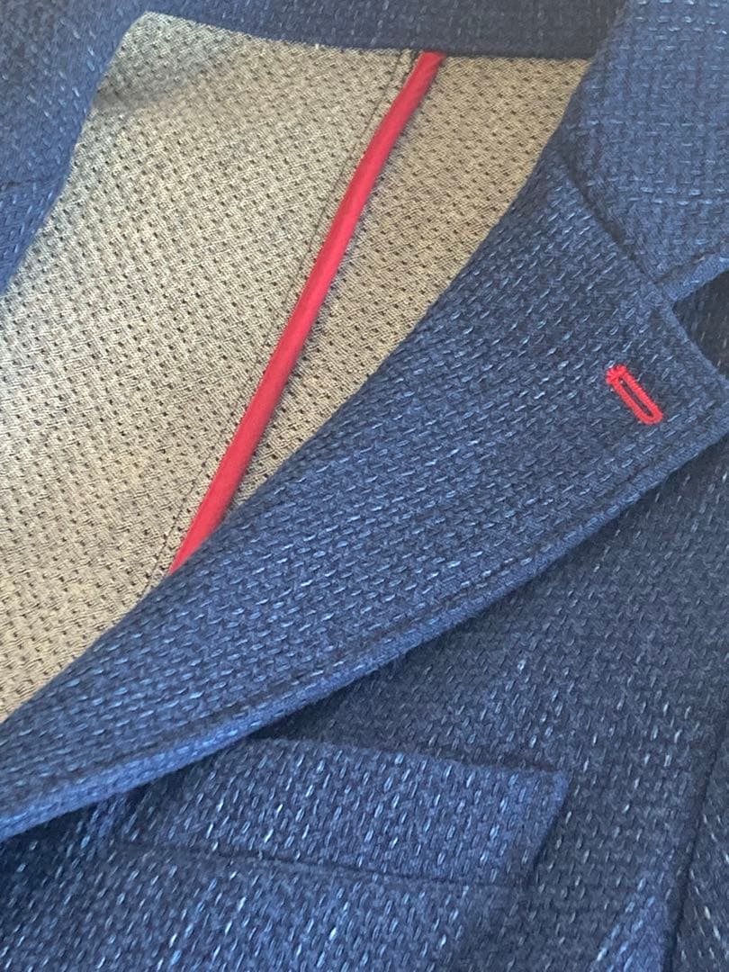 BASSEN WORKS 藍染刺し子　ジャケット　LLサイズ　☆超美品☆