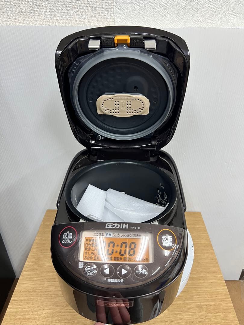 象印 圧力IH炊飯器 NP-ZT10 5.5合 ダークブラウン 2019年製