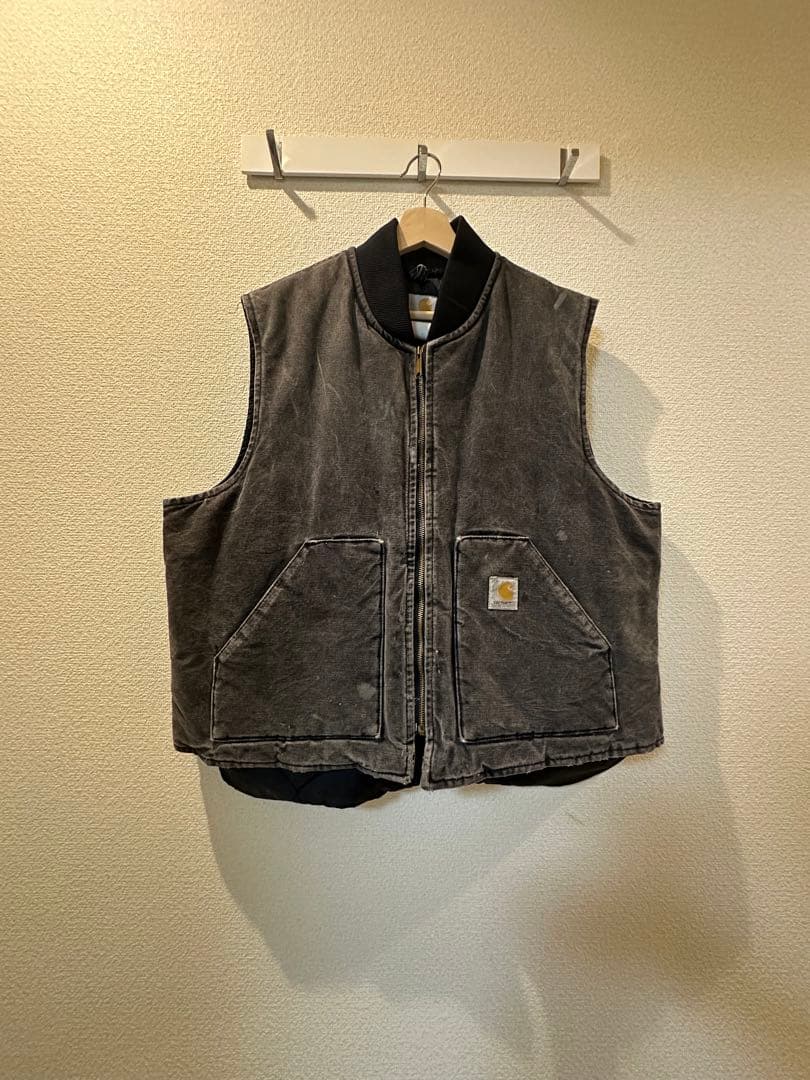 Carhartt ダックベスト　USA製　腰ゴム　90s