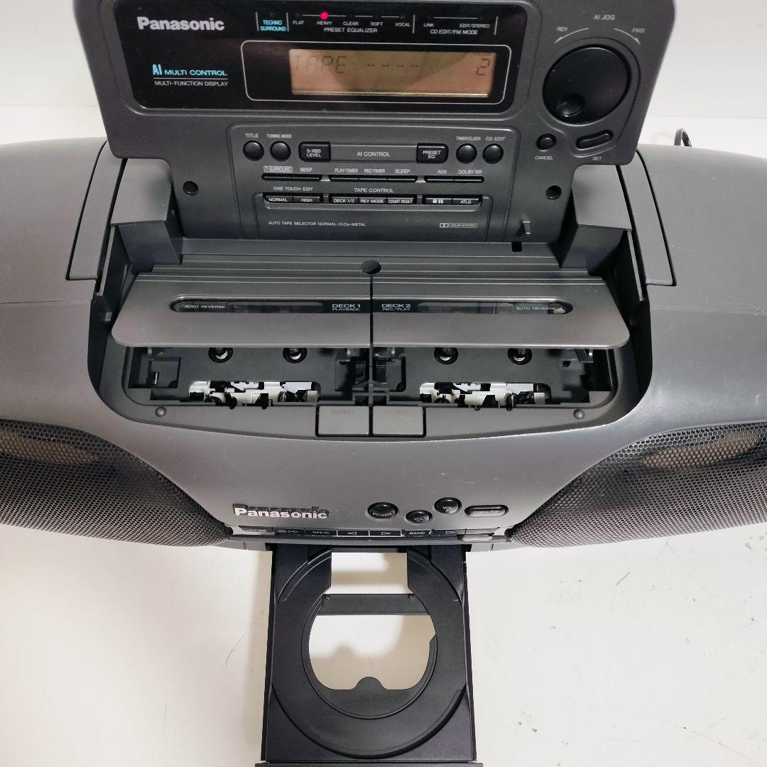 【動作品】パナソニックPanasonic RX-DT707リモコン付コブラトップ