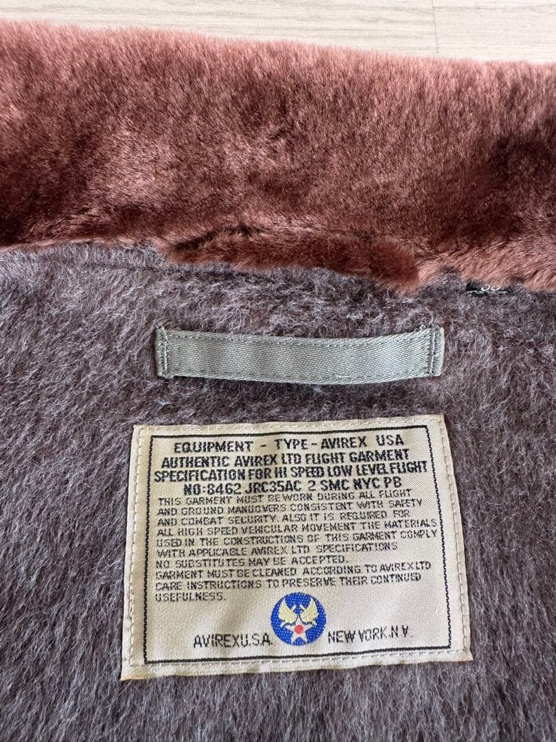 新品未使用タグ付き　AVIREX B-15A Sleepy Time Gal