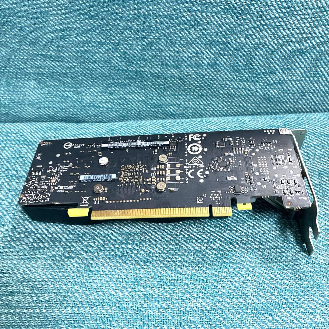 中古動作品MSI GeForce GTX 1050 Ti 4GT LP #1