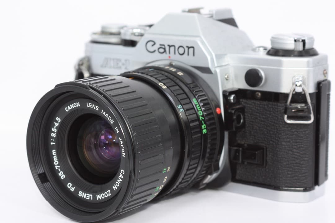 CANON AE-1(NEW FD 35-70mm レンズ付き)完動品#366