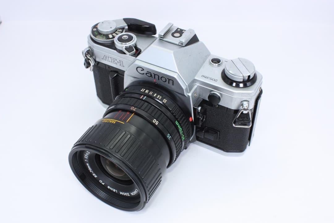 CANON AE-1(NEW FD 35-70mm レンズ付き)完動品#366