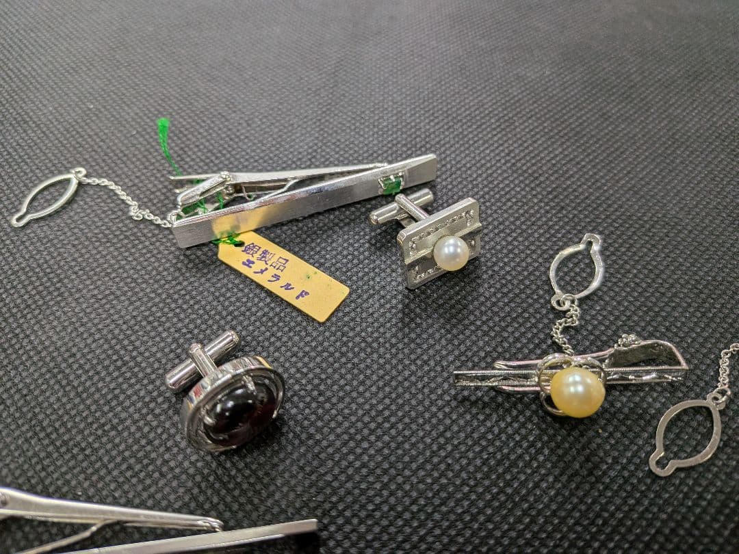 silver925 101gまとめ売り タイピン ピアス シルバー 遺品整理