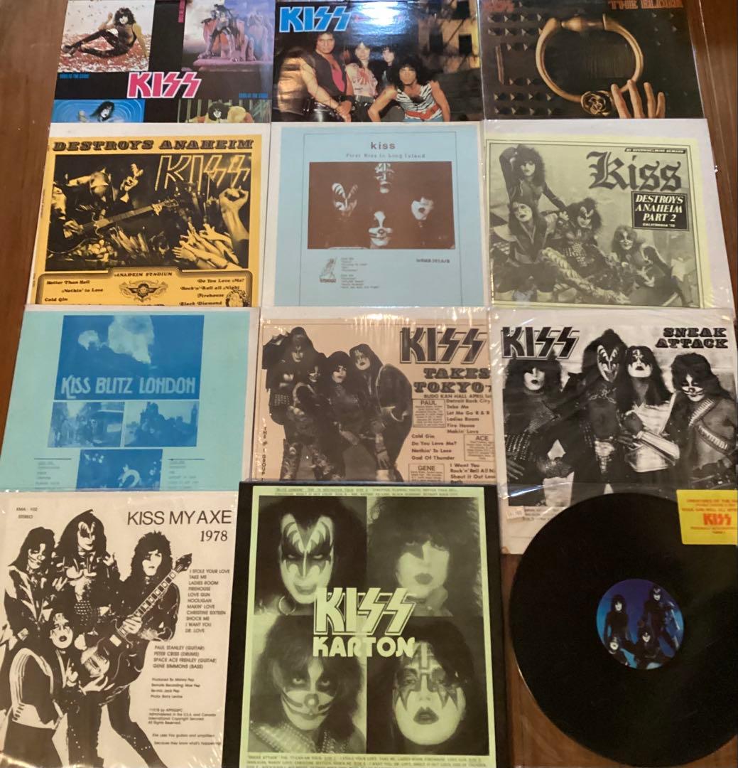 ジャンク含むKISS レコード１3枚セット BOOT盤など