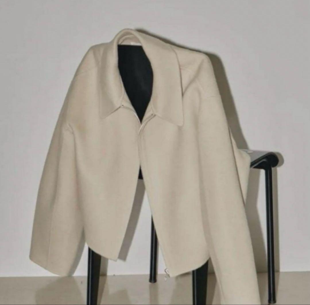 TODAYFUL アイボリー Wool Zip Blouson 36