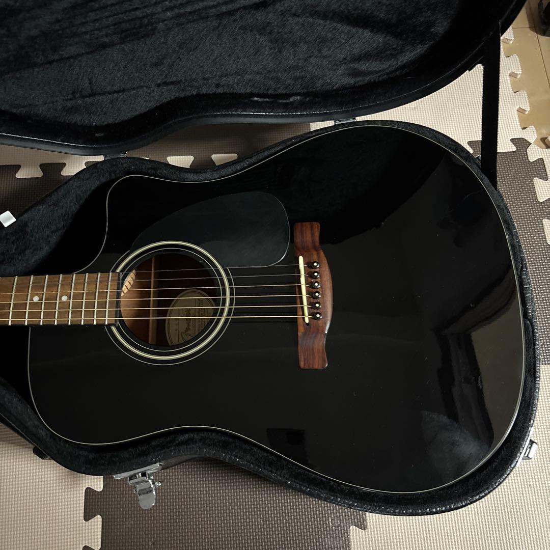 フェンダー CD-60CE BLK エレアコ トップ単板【ハードケース付き】