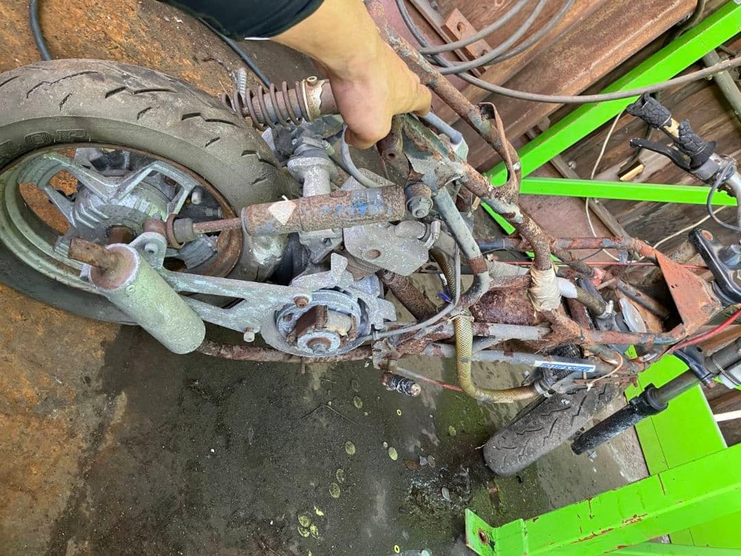 は*や様 当時物　2JAジョグエンジン　ミクニ水冷アルミヘッド