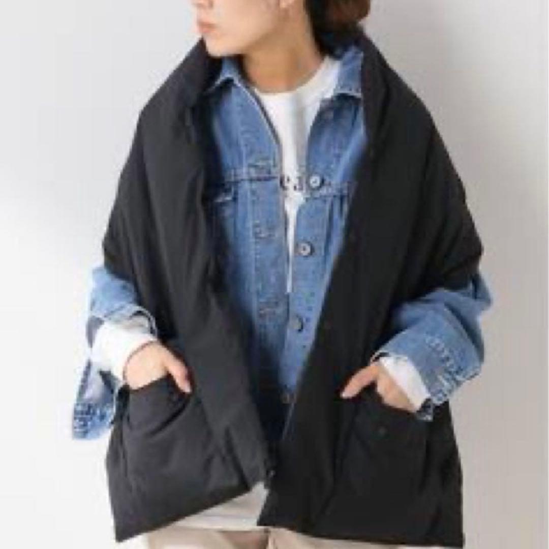 YEVISU ノースフェイスパープルレーベルダウンケープ