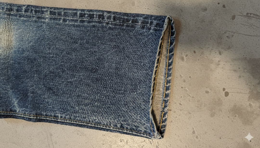 【希少・旧ドゥニーム】Denime 733 スリムストレート デニムパンツ