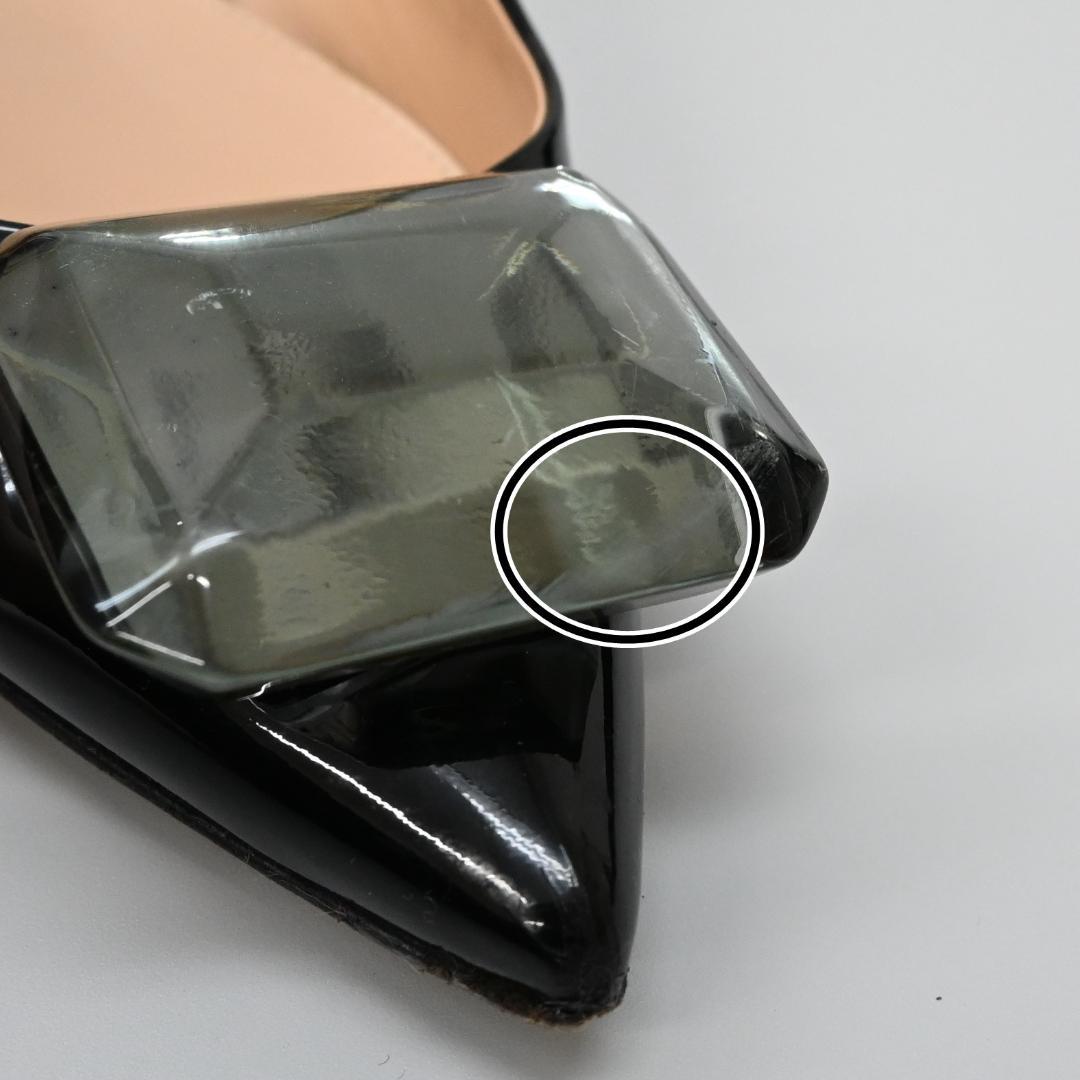 ■ □ 47369★年 ジャンヴィト ロッシ パンプス エナメル ブラック