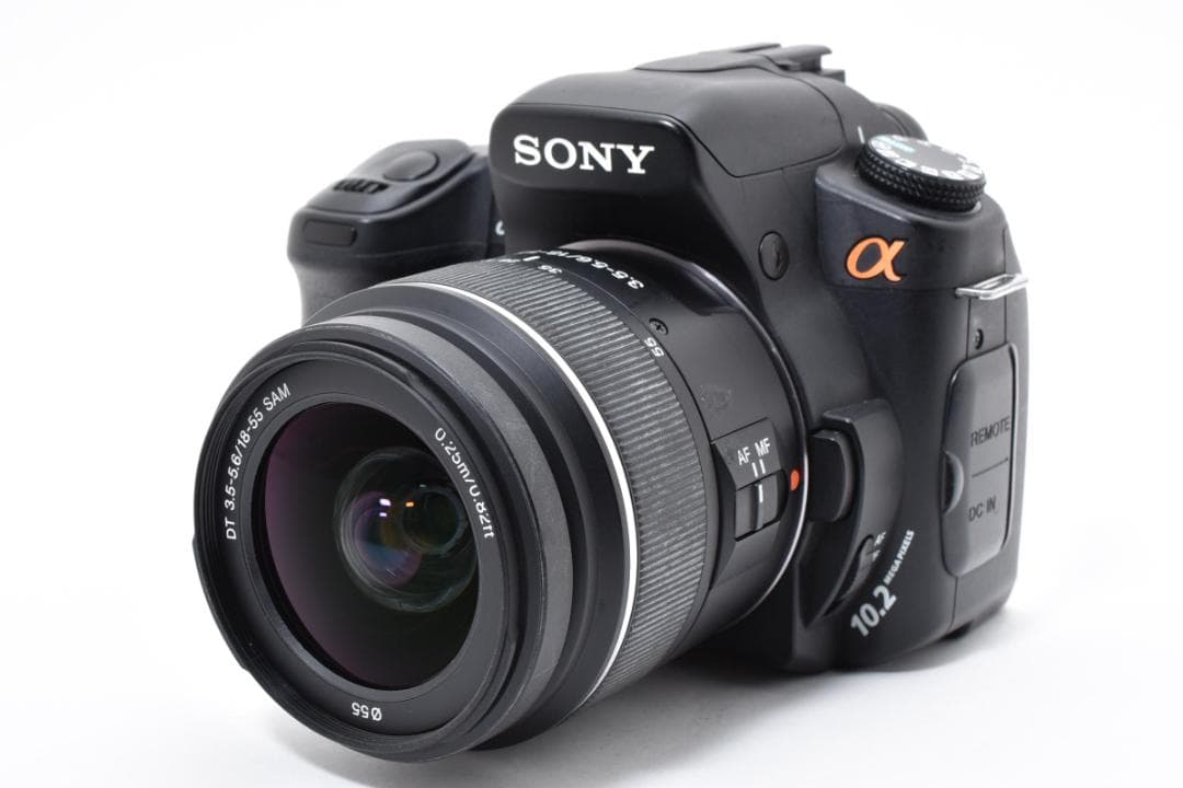 【純正レンズセット】α200＋DT 18-55 3.5-5.6 カメラ レンズ