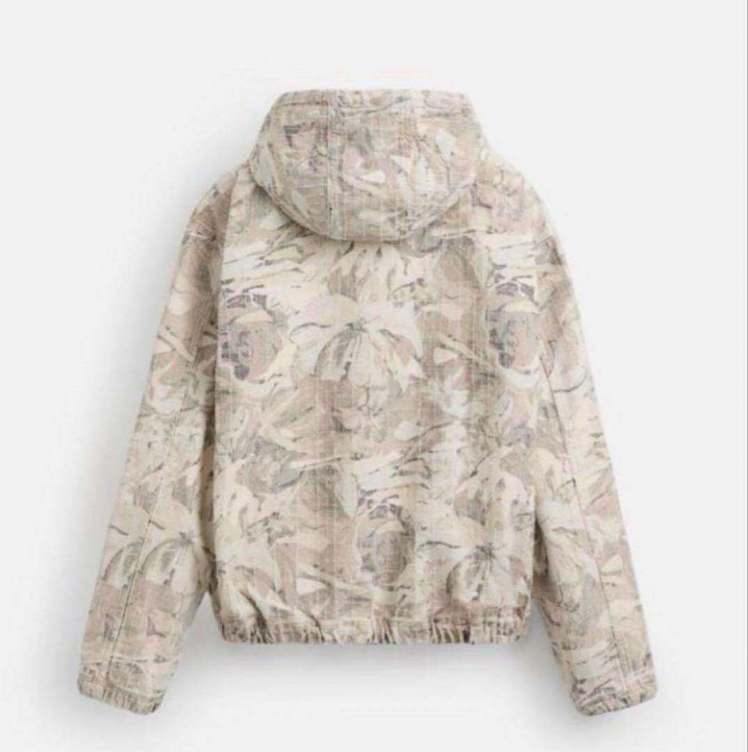 ZARA ザラ 抽象柄デニムジャケット L　完売品