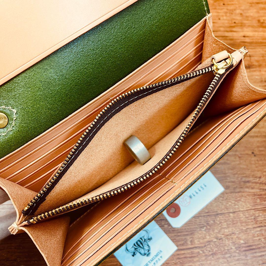 メンズ 財布 長財布 本革 ラウンドファスナー メンズ ヌメ革 栃木レザー