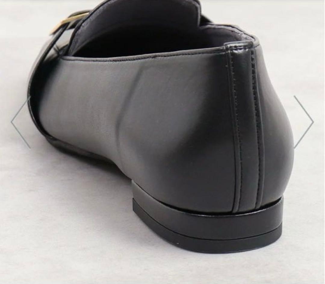 artemis by dianaダイアナ　スクエアトゥ メタルバックルローファー