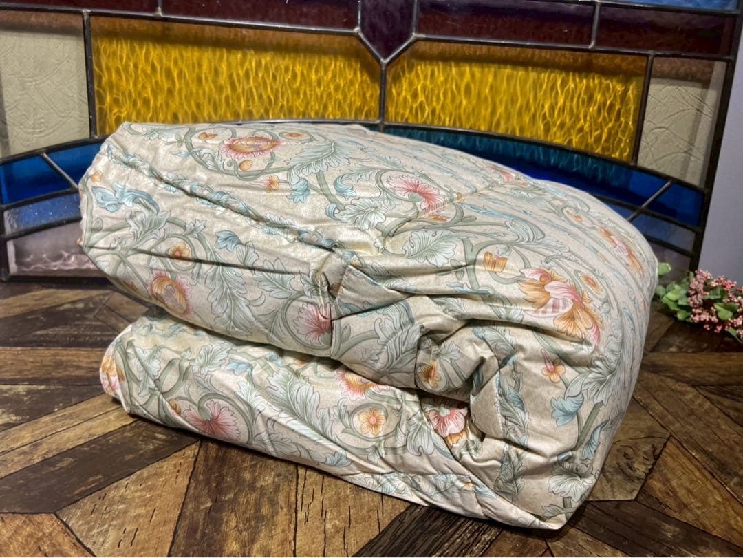 く*ち様 未使用 羽毛布団 ホワイトダウン ロマンス小杉 ダウン90% 寝具