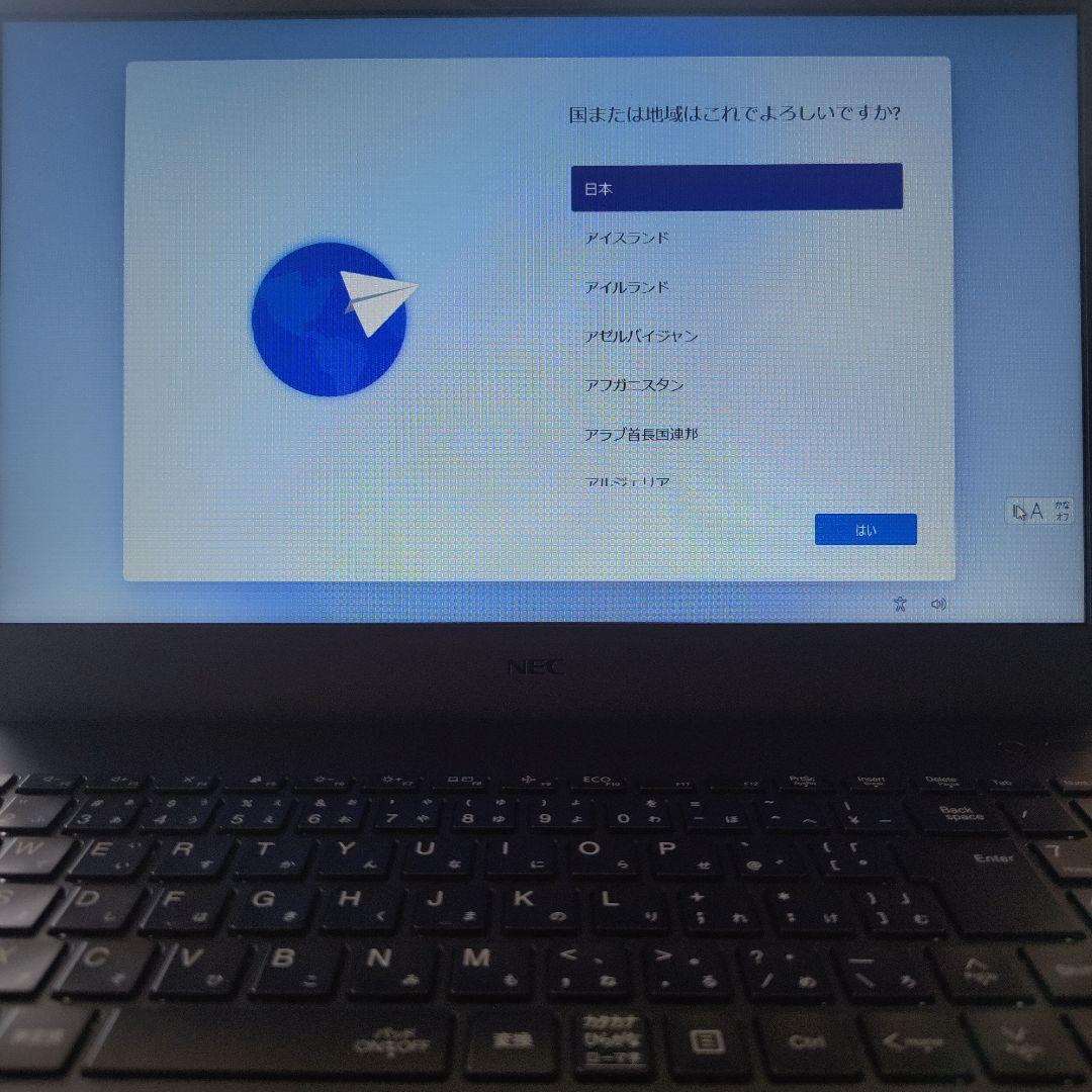 Windowsノート本体 NEC VersaPro VKT44/FB model GJ3JJ