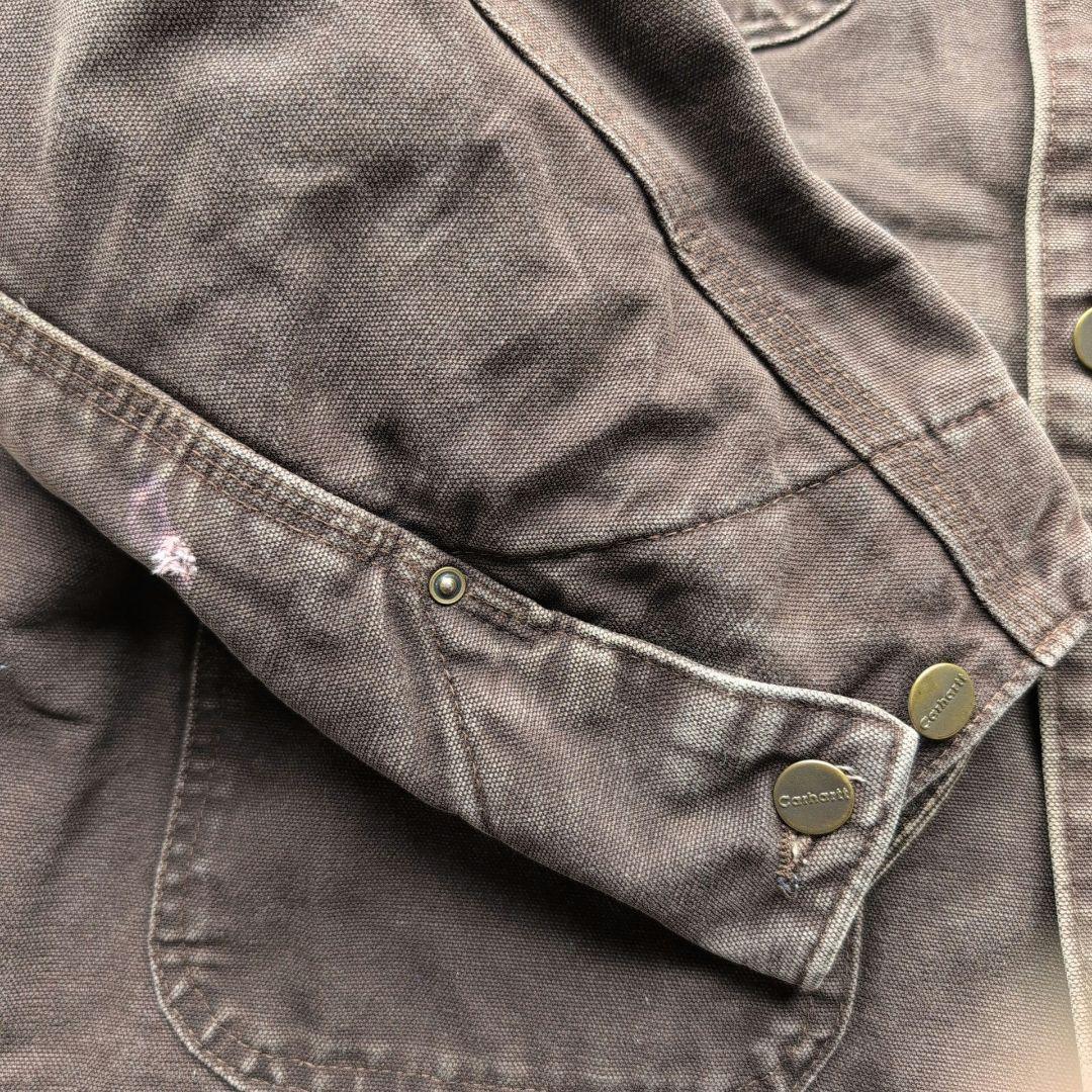 う*え様 カーハート チョアコート 企業ロゴ Lサイズ 鬼フェード メキシコ製