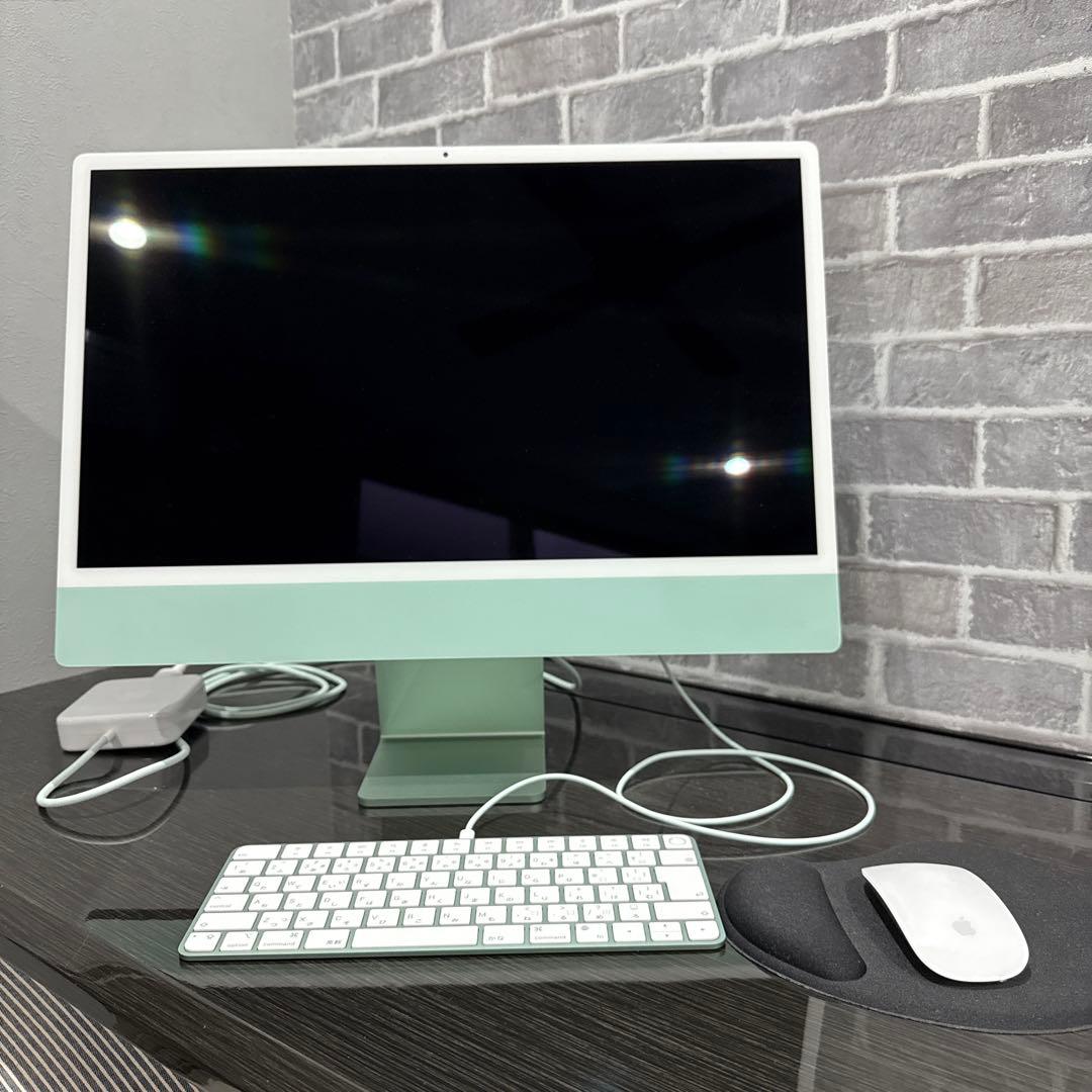 iMac 24インチ ミントグリーン 本体と付属品