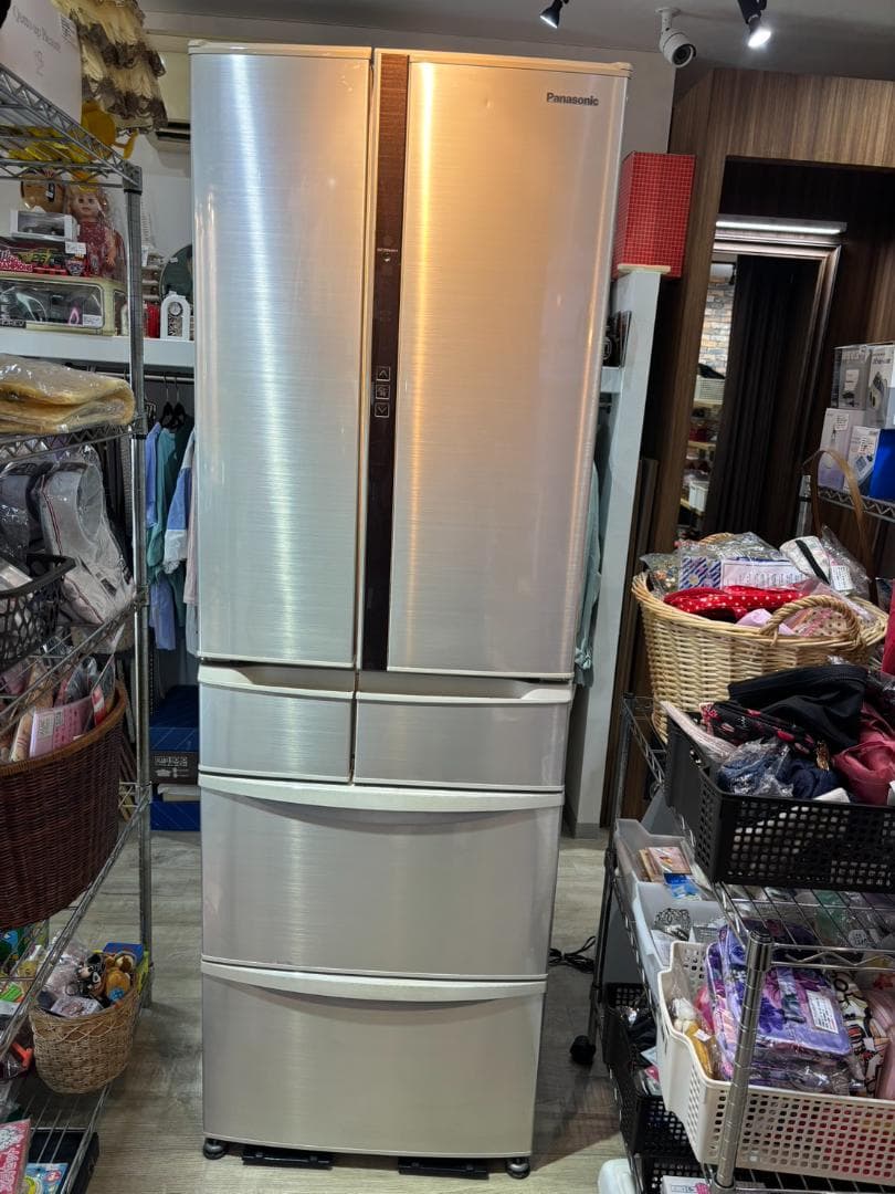 Panasonic NR-F431V-N 自動製氷機能付き大型冷蔵庫　426L