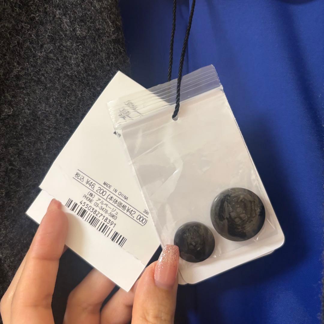 り*だ様 【新品未使用】Arpege story Wジャケットコート テーラード