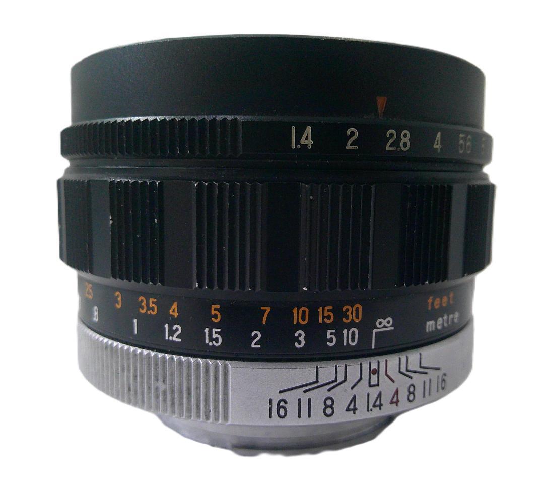 ★小西六 KONISHIROKU HEXANON 52mm F1.4 レンズ★