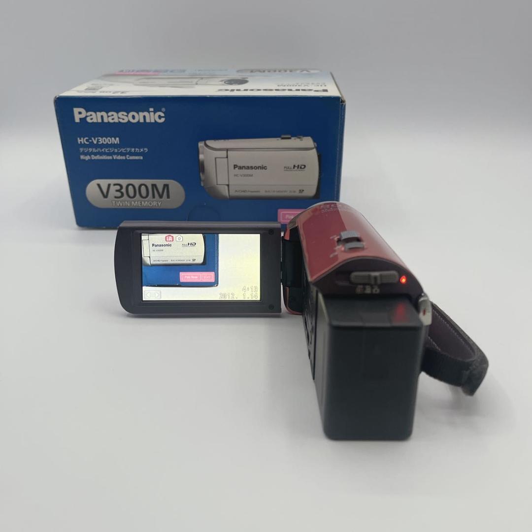 Panasonic HC-V300M デジタルハイビジョンビデオカメラ ピンク
