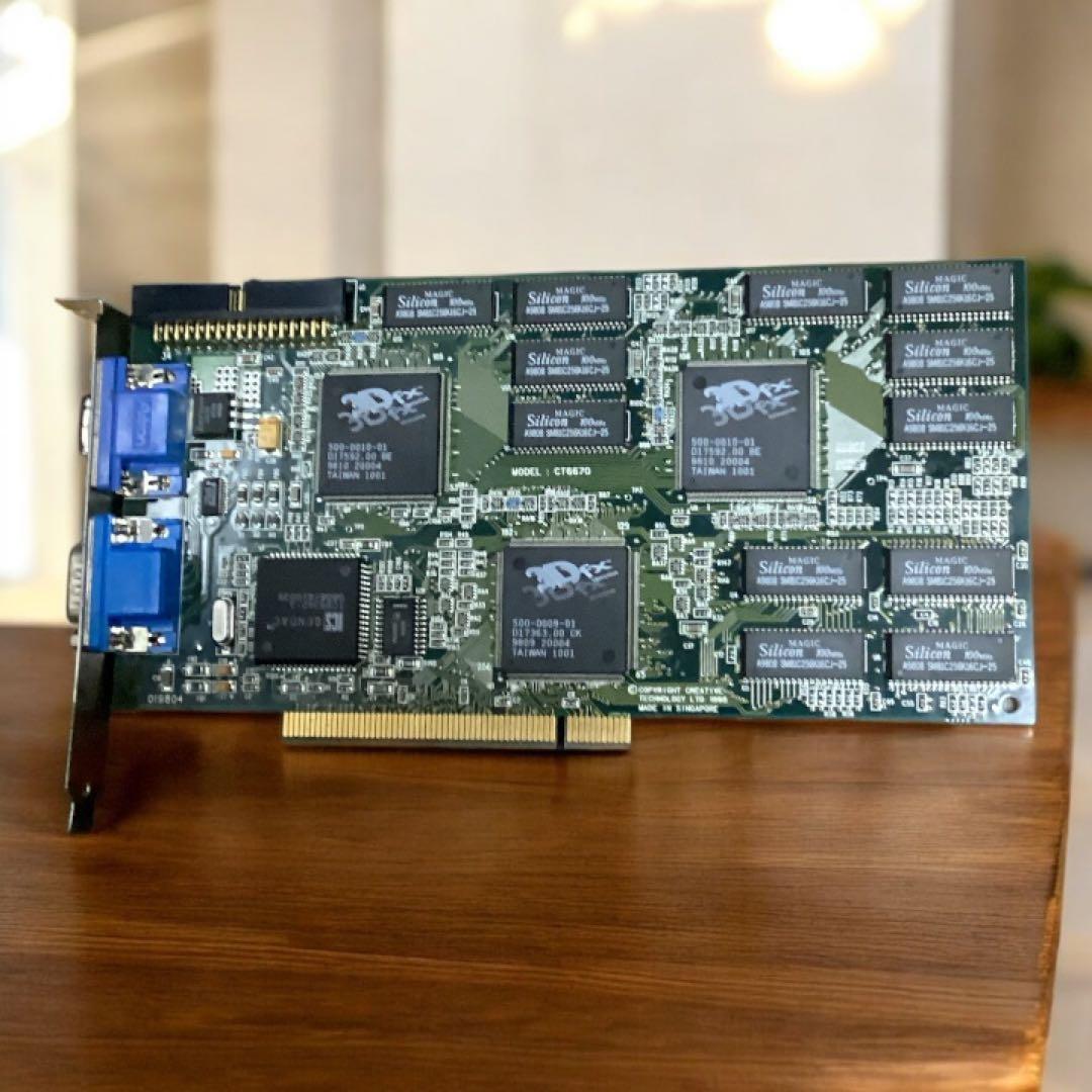 K*K様 3D Blaster Voodoo2CT6670 PCIビデオカード