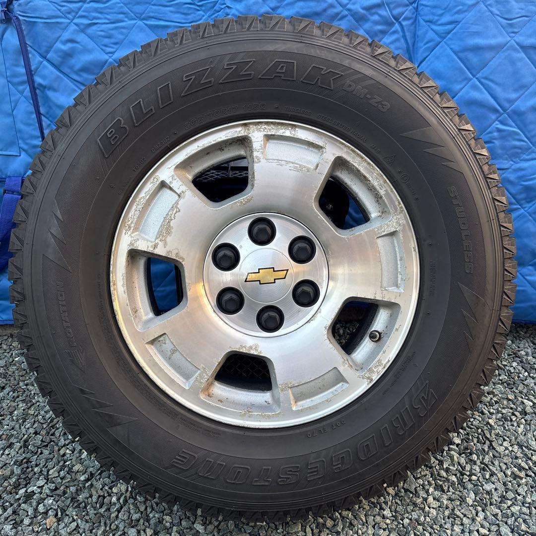 ⭐︎送料込み⭐︎【シボレー純正】17インチホイール・スタッドレスタイヤ4本セット