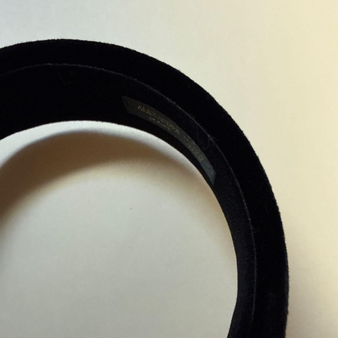 アレクサンドルドゥパリ　ベロアカチューシャ　ブラック