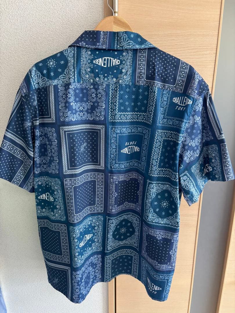 CHALLENGER バンダナ柄 半袖シャツ L