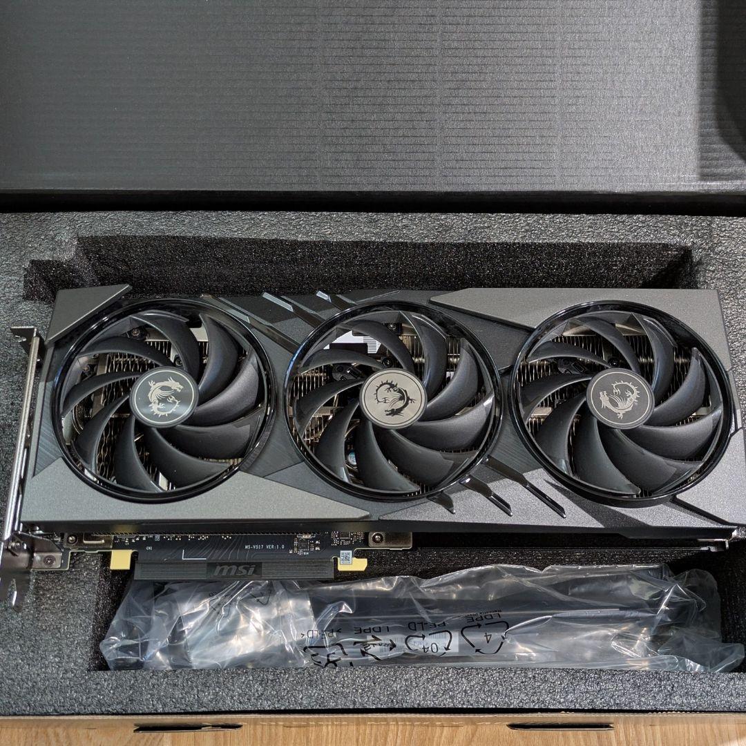 グラフィックボード・グラボ・ビデオカード MSI RTX 4060 Ti Gaming X Slim 16GB
