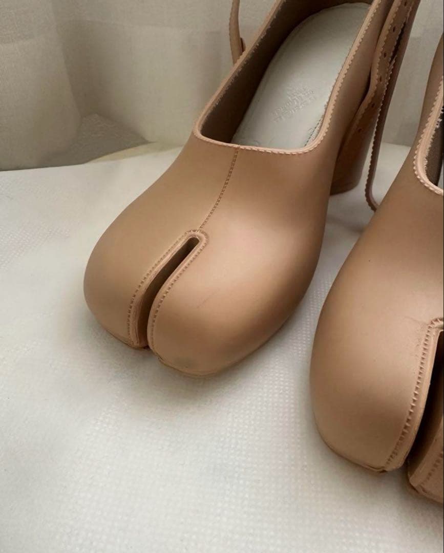 Maison Margiela Tabi ラバー パンプス/24cm 37