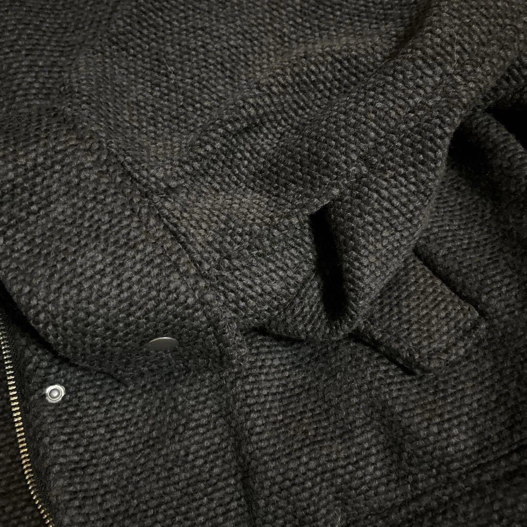 レプシィム　スライバーBIGブルゾン　モノトーンブラック