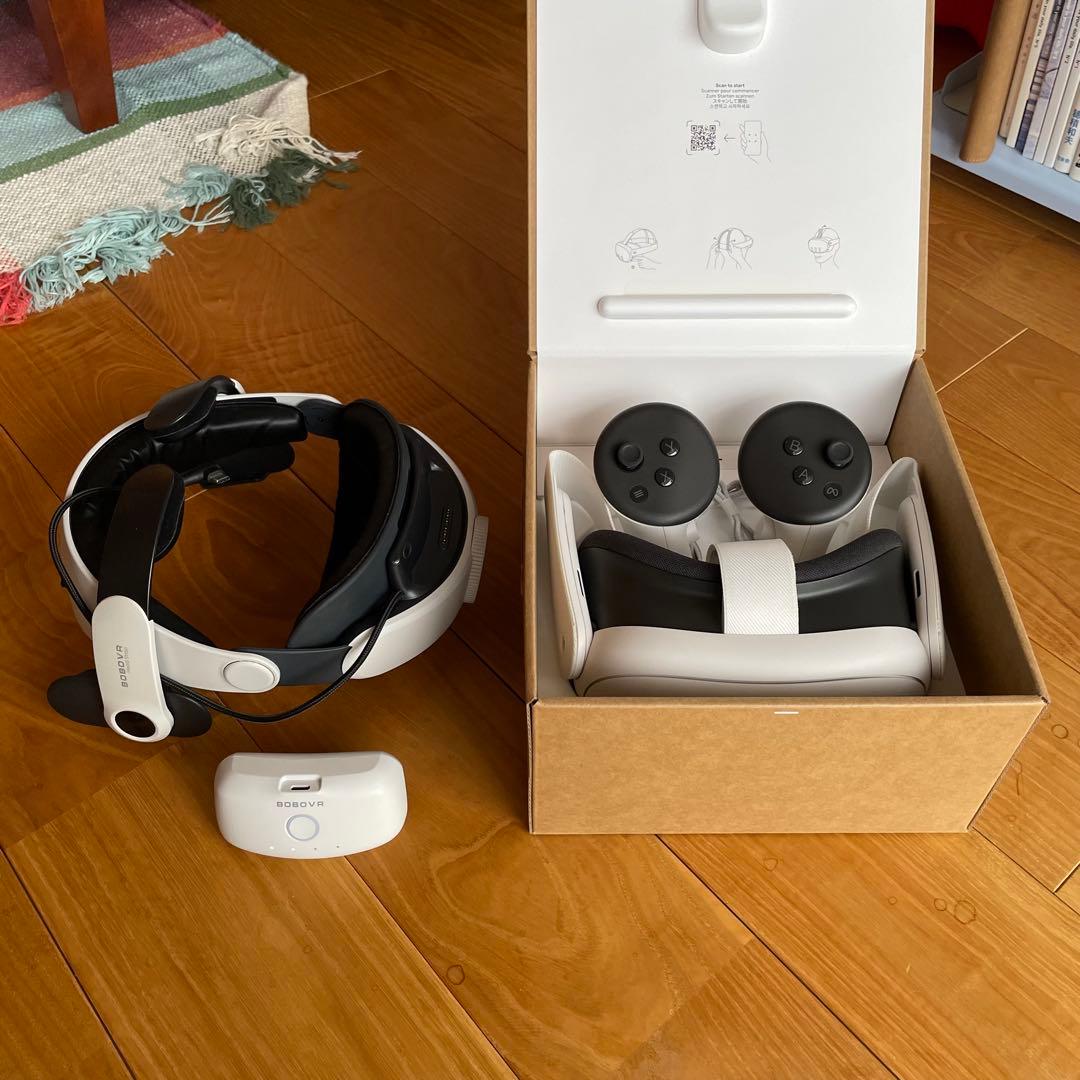  Quest 3 128GB + バッテリー付きヘッドストラップ