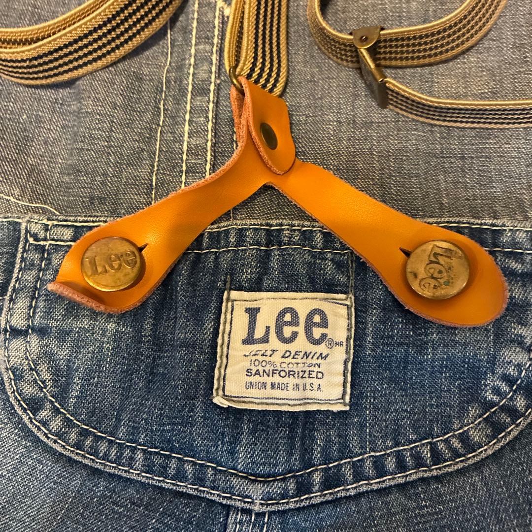 [圧倒的雰囲気！]70s Lee ビンテージ　オーバーオール ボロの美学。炭鉱系