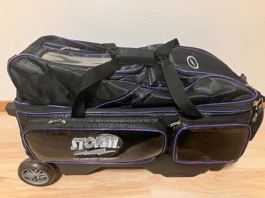【半年使用・美品】STORM ボウリングバッグ 3個用 小物付き