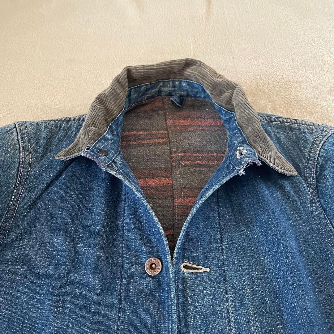 40s カバーオール デニム 大戦 ヴィンテージ USA VINTAGE