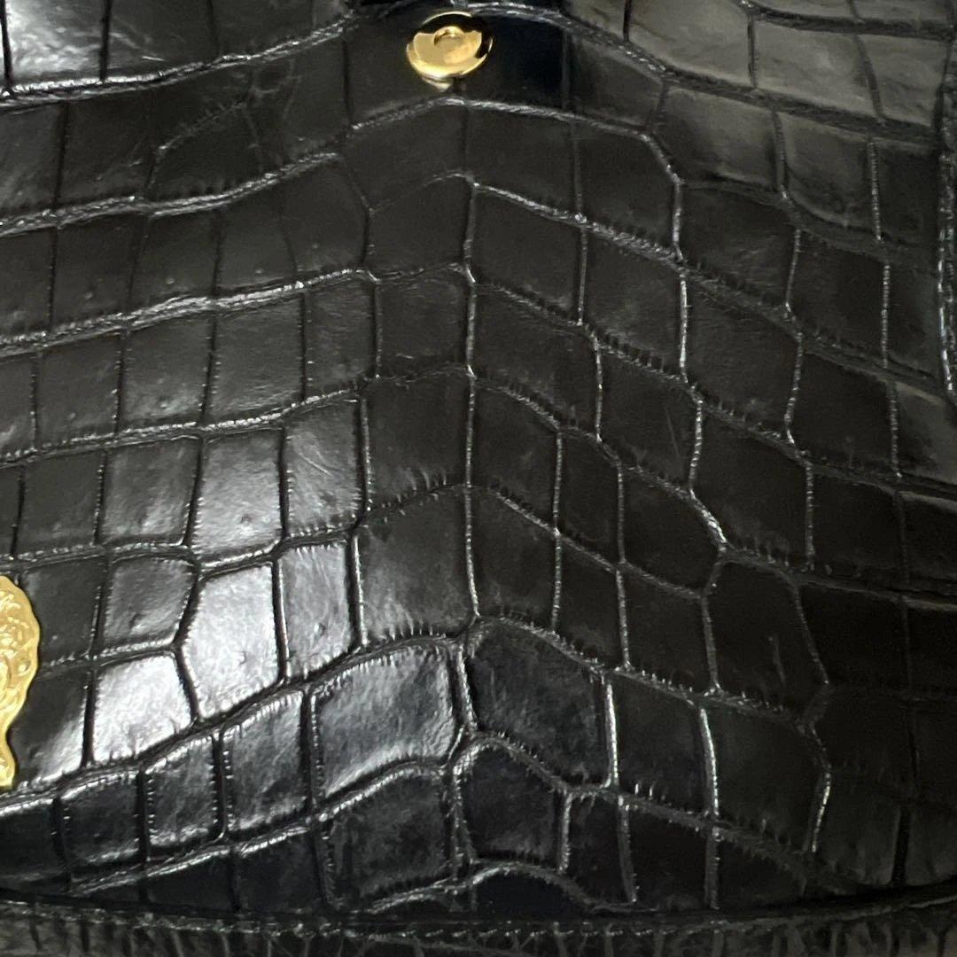 ADMJ マットクロコダイル革　バッグ