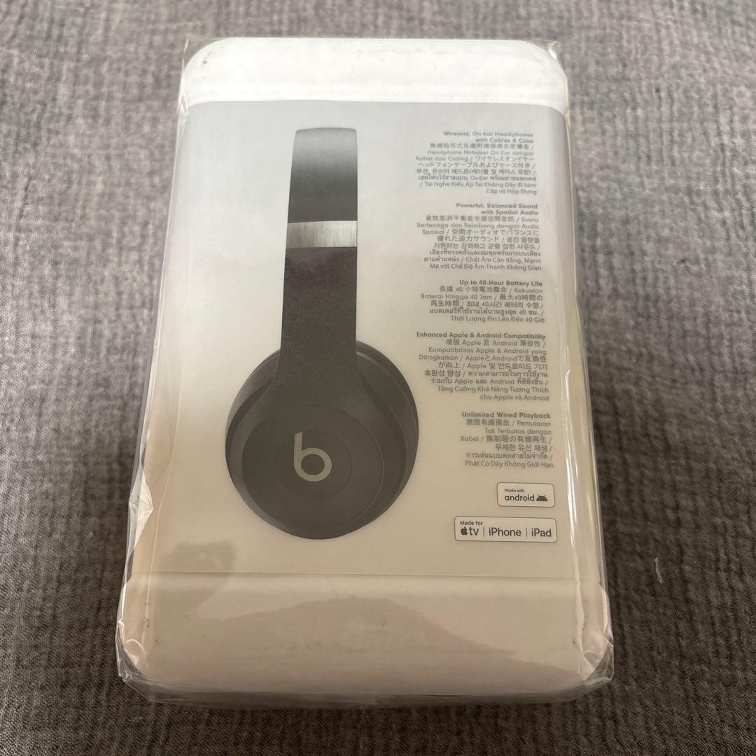 【新品未開封】beats solo4 ワイヤレスヘッドホン　ブラック