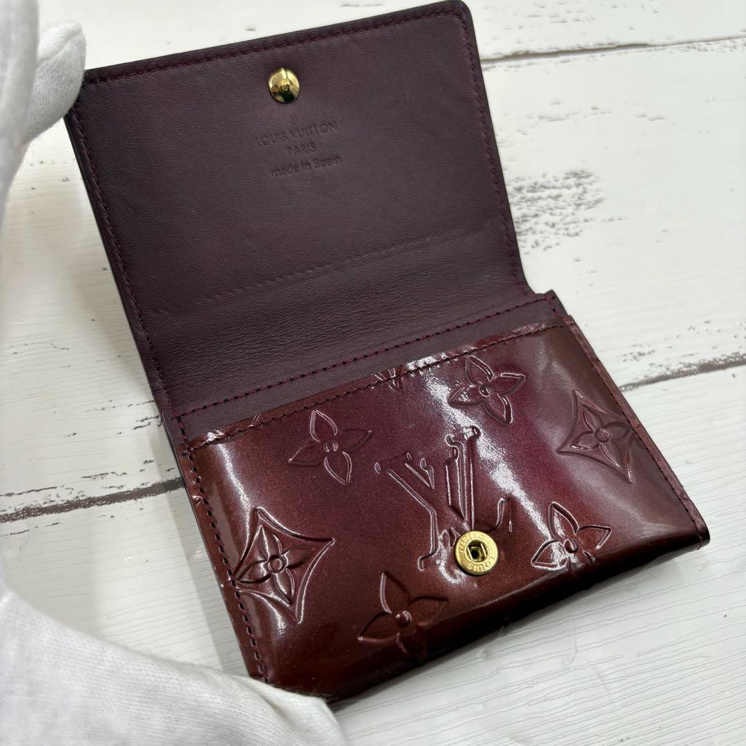 【極美品】アンヴェロップカルトドゥヴィジット カードケース ヴェルニ 名刺入れ