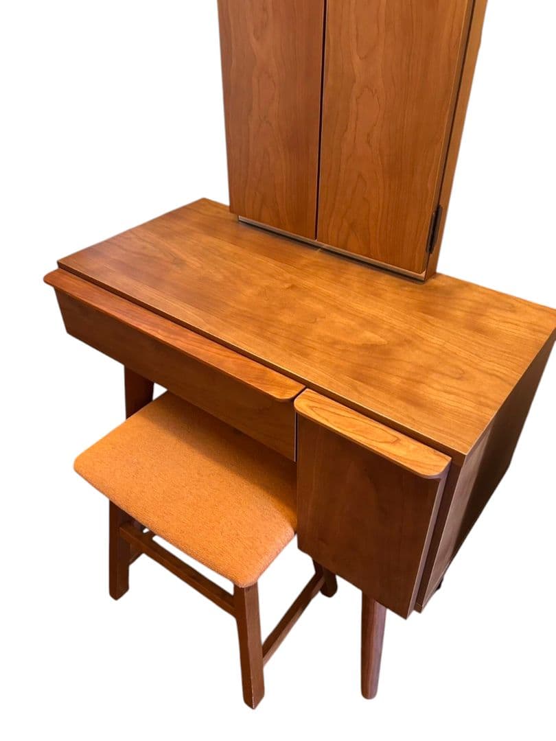 レグナテック ドレッサー ティペットⅡ ブラックチェリー 三面鏡