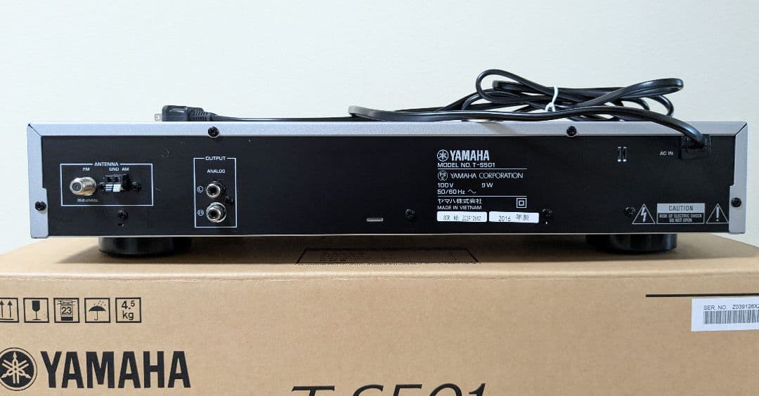 YAMAHA T-S501 AM•FMラジオチューナー