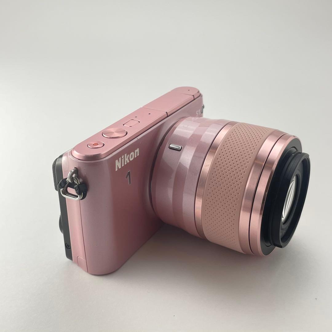 【ショット数1000・返品保証】Nikon1 S1 ピンク 標準レンズキット