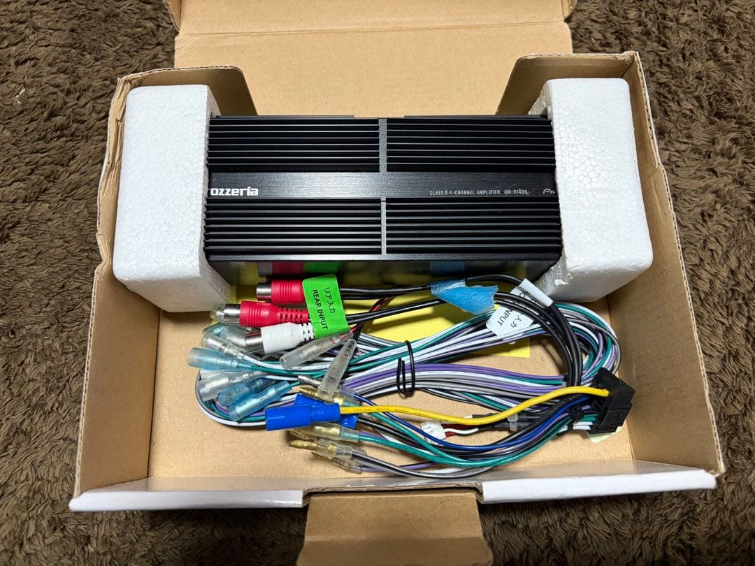 カロッツェリア 小型アンプGM-D1400Ⅱ