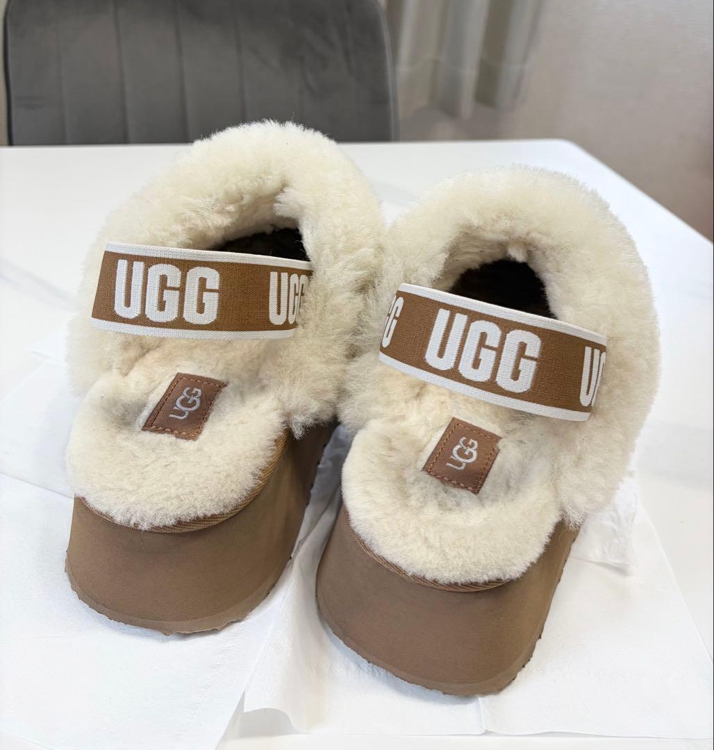UGG ファンケット ムートンブーツ ブラウン