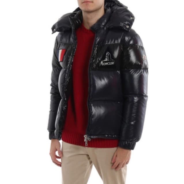 【美品】モンクレール　ゲイリーダウンジャケット メンズ ネイビー３/L