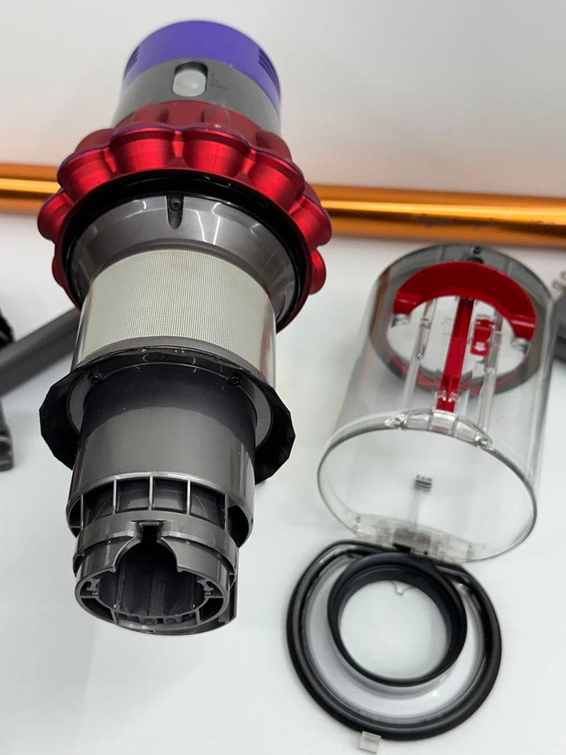 赤　動作保証品　ダイソン　掃除機　SV12 本体　純正品　フルセット　中古　美品